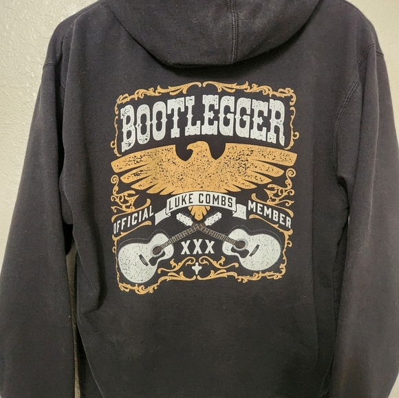 Independent Trading Compay Luke Combs Bootlegger Black Hoodie Size M - Picture 7 of 8